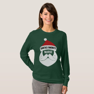 Camiseta La enfermera preferida de Santa - cuidado