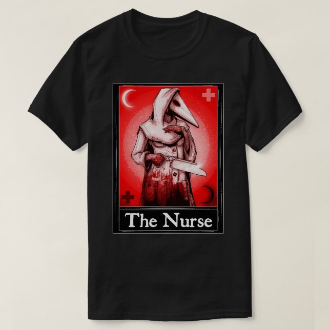 Camiseta La enfermera Tarot (Diseño del anverso)