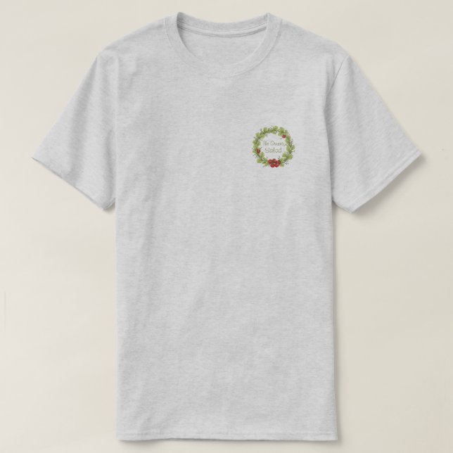 Camiseta La ensalada de los Verdes (Diseño del anverso)