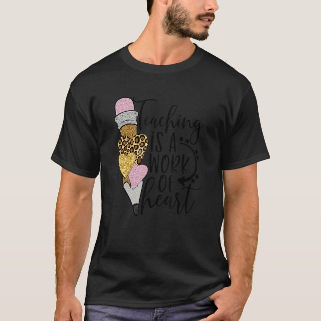 Camiseta La Enseñanza De Día de San Valentín De Leopard Tea (Anverso)