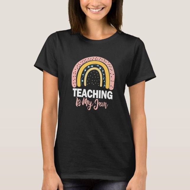Camiseta La enseñanza es mi aprecio a los profesores de la  (Anverso)
