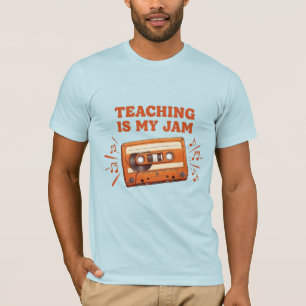 Camiseta La Enseñanza Es Mi Pasión Cinta de Casete Retro