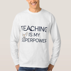 Camiseta La enseñanza es mi regalo gracioso de profesor T-S