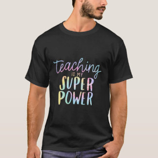 Camiseta La enseñanza es mi vida de profesor divertida y su