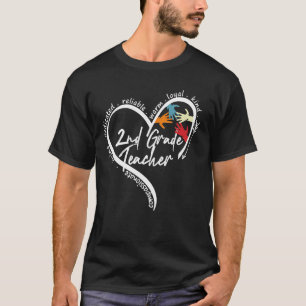 Camiseta La Enseñanza es un maestro de segundo grado de ofi