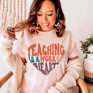 Camiseta La enseñanza es un trabajo de profesores de corazó