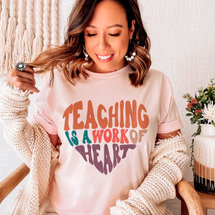 Camiseta La enseñanza es un trabajo de profesores de corazó