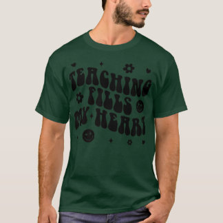 Camiseta La enseñanza groovy llena mi vida de profesor de c