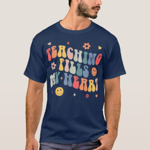 Camiseta La enseñanza groovy llena mi vida de profesor de c