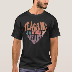 Camiseta La Enseñanza Retro De Maestros Es Una Obra De Prof