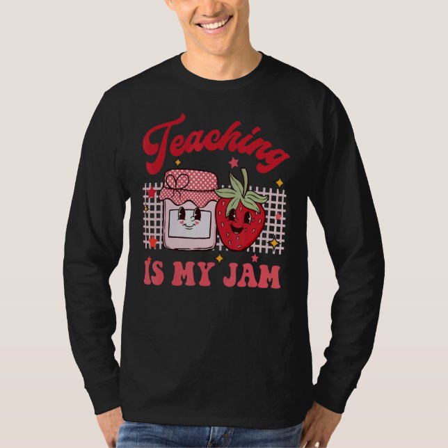 Camiseta La Enseñanza Retro Es Mi Maestra De Jam Vibes Esco (Anverso)