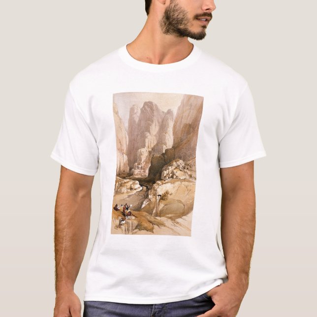 Camiseta La entrada al Petra, el 10 de marzo de 1839, (Anverso)