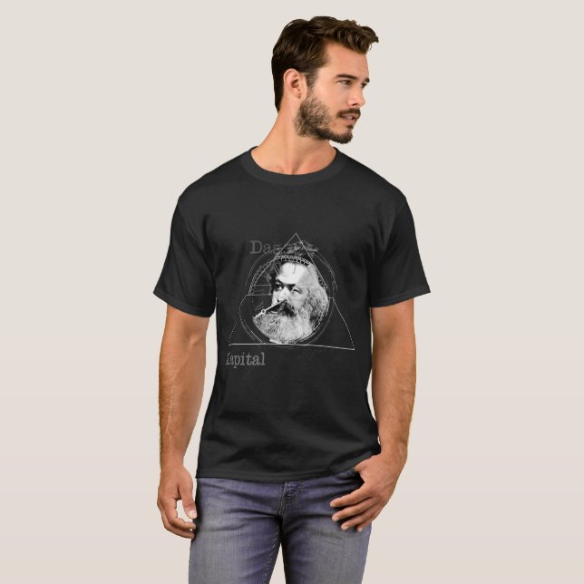 Camiseta La época de la oscuridad de Marx (Anverso completo)