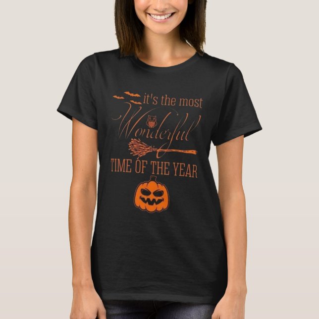 Camiseta La época más maravillosa del año Halloween Funny (Anverso)