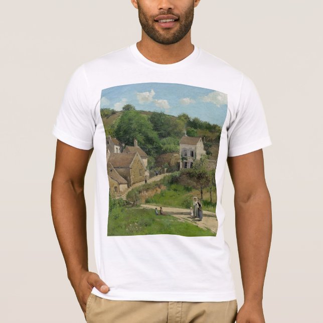 Camiseta La ermita de Pontoise Camille Pissarro (Anverso)