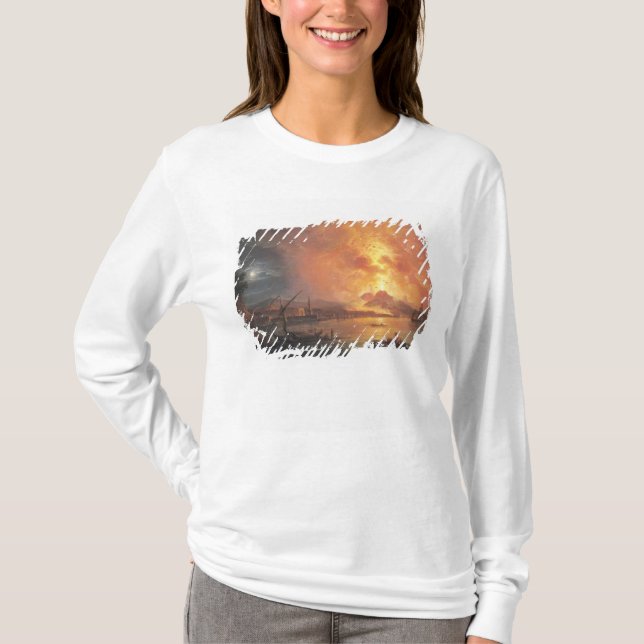 Camiseta La erupción de Vesuvio (Anverso)
