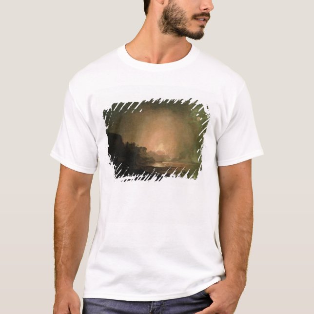 Camiseta La erupción del Monte Vesubio (Anverso)