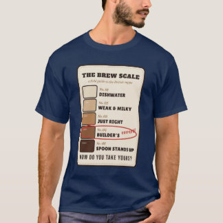 Camiseta La escala de la infusión: ¿Cómo tomas tu té?