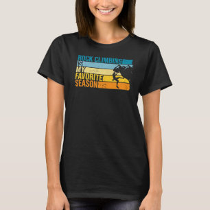 Camiseta La Escalada De Rock Es Mi Temporada Favorita Para 