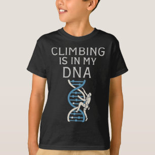 Camiseta La escalada está en mi hélice de ADN gráfico