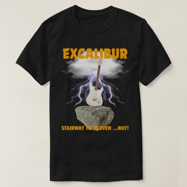 Camiseta La escalera de Camisas Mundiales de Excalibur Wayn (Diseño del anverso)
