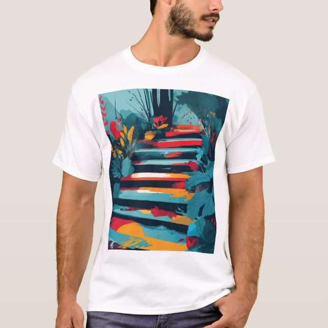 Camiseta La escalera de las emociones (Anverso)