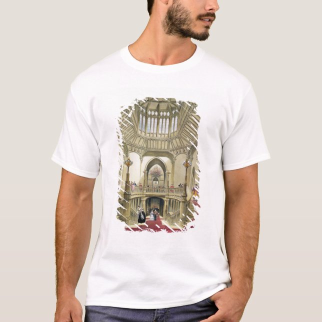 Camiseta La escalera magnífica, castillo de Windsor, 'de un (Anverso)