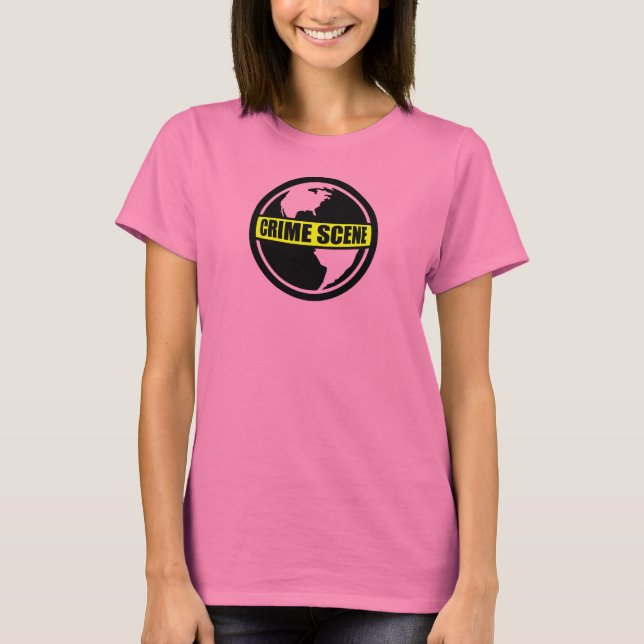Camiseta La escena del crimen (Anverso)