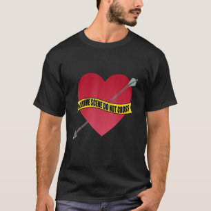 Camiseta La escena del crimen no cruza el divorcio matrimon