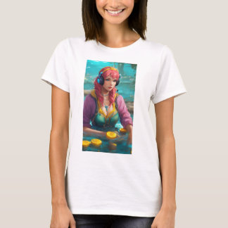 Camiseta La escena del dj subacuático