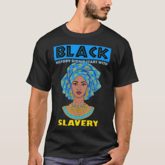 Camiseta La esclavitud educa en el mes de la historia negra