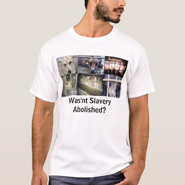Camiseta ¿La esclavitud no fue suprimida? (Anverso)