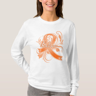 Camiseta La esclerosis múltiple cree la cinta del Flourish