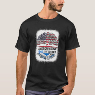 Camiseta La Escocia Crecunda Estadounidense Rota Patrimonio