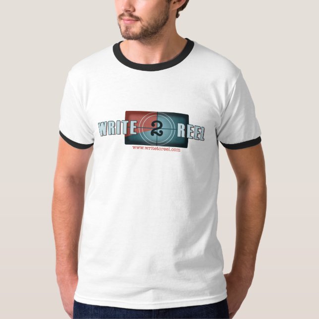 Camiseta La escritura a la original del carrete (Anverso)