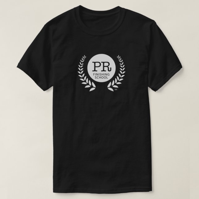 Camiseta La escuela de acabado de relaciones públicas (Diseño del anverso)