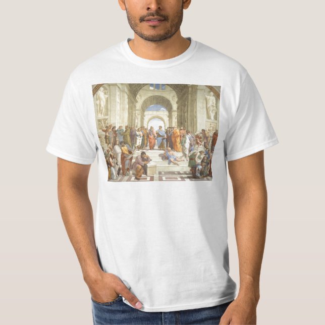 Camiseta La escuela de Atenas (Anverso)