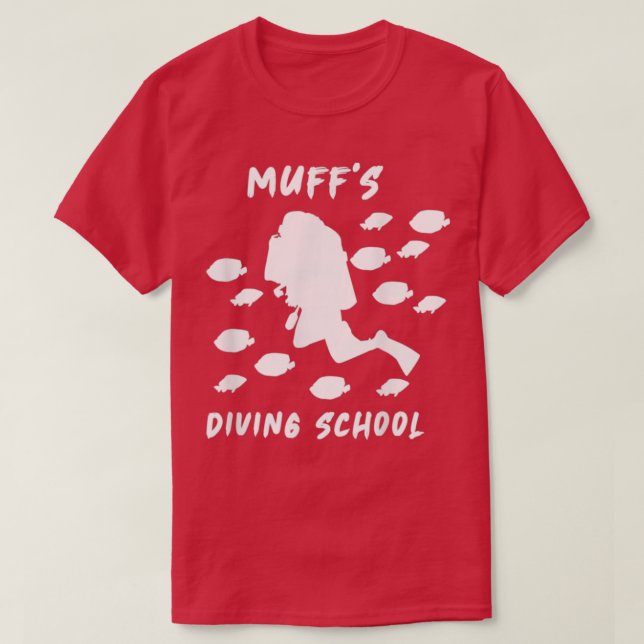 Camiseta La escuela de buceo Muff es divertida 3 (Diseño del anverso)
