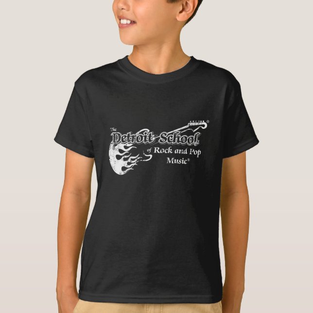 Camiseta La escuela de Detroit de la roca y del Grunge (Anverso)