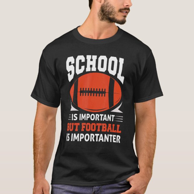 Camiseta La Escuela De Fútbol De Los Lineanos Es Importante (Anverso)