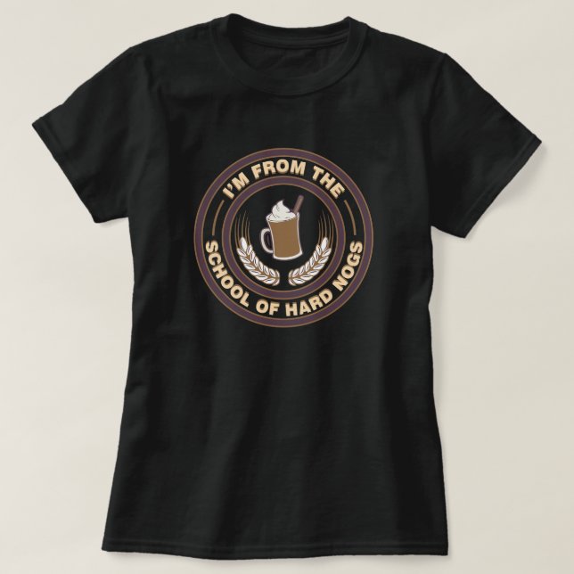 Camiseta La escuela de perros duros regalo de broma de huev (Diseño del anverso)