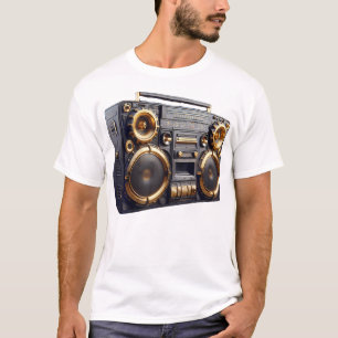 Camiseta La Escuela De Rap De 80 Años Del Ghetto Blaster Go