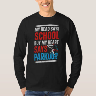 Camiseta La escuela de seguimiento de carreras libres de pa