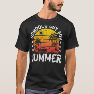 Camiseta La escuela de verano de estilo retro vintage se ac