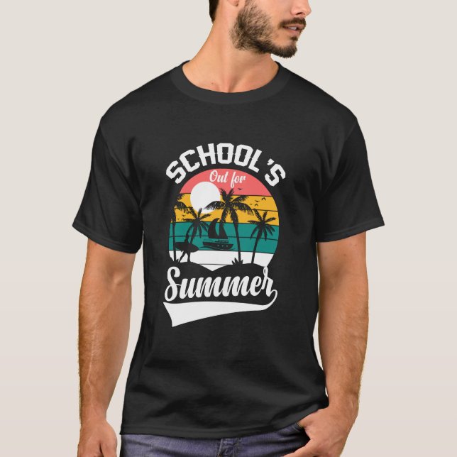 Camiseta La escuela de verano está fuera (Anverso)