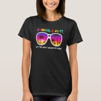 Camiseta La escuela deja salir al próximo verano aventurero