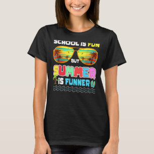Camiseta La Escuela Es Divertida Pero El Verano Es Fundador