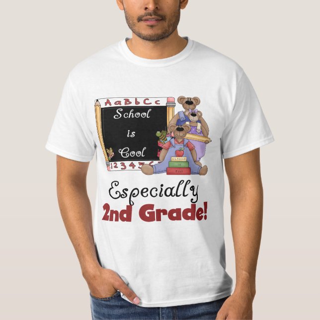 Camiseta La escuela es especialmente 2do grado fresco (Anverso)