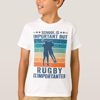 Camiseta La Escuela Es Importante, Pero El Rugby Es Importa