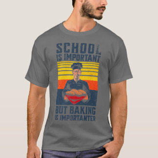 Camiseta La Escuela Es Importante, Pero Hacer Bab Es Import